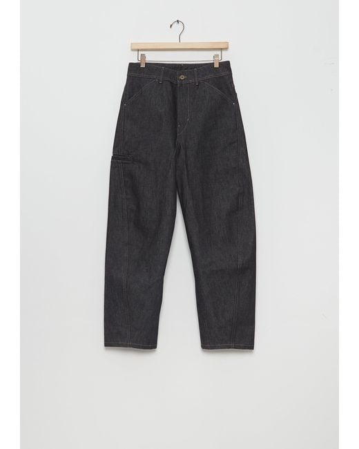 Lemaire Multicolor Raw Denim Twisted Workwear Pants