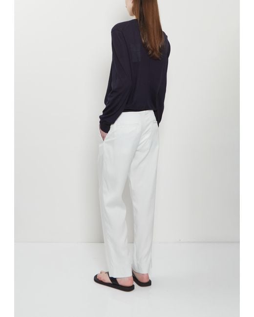 The Row Blue Karsten Lyocell Pant