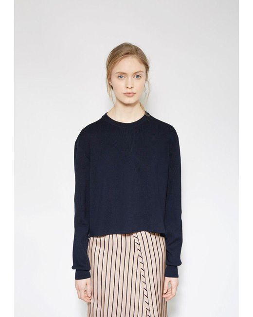 Acne Studios Misty Clean Pullover in Blue | Lyst