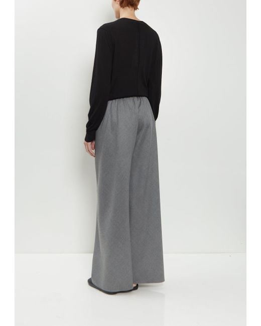 The Row Gray Gala Wool Pant