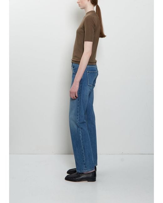 The Row Blue Fima Cotton Jean