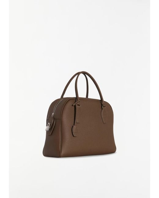The Row Brown India 12.00 - Lux Grain Leather