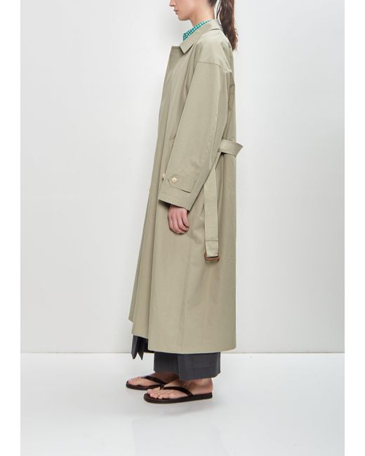 ジャケット・アウター auralee WASHED FINX COLLAR COAT Washed Finx Gabardine Soutien Collar Coat – La Garçonne