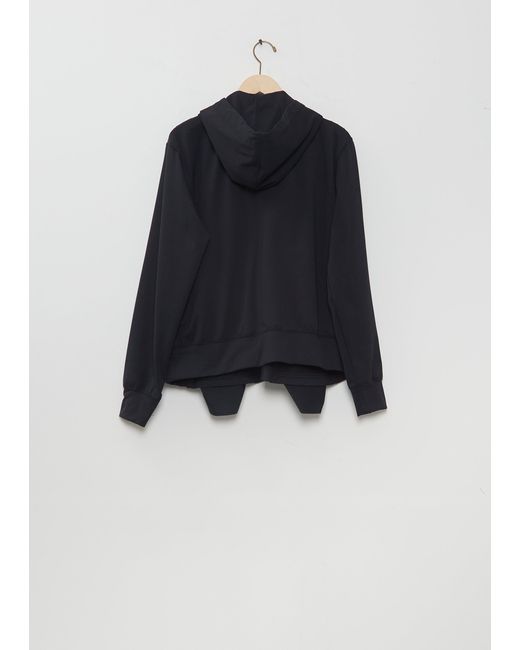 Comme des Garçons Black Ruffle Trim Zip-up Hoodie
