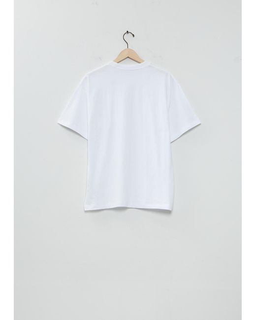 Comoli Men White Cotton Jersey Short-sleeve T-shirt