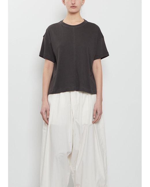 Toogood Black The Fencer Cotton Wool T-shirt