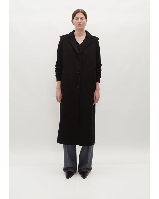 Loulou Studio Black Deanna Wool Cashmere Sleeveless Coat