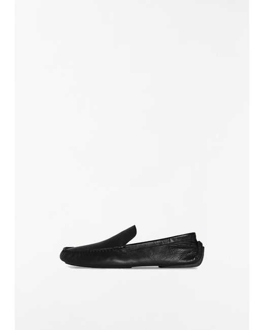 The Row White Lucca Slip On