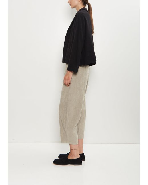 Apuntob Black Linen Cashmere Short Open Jacket