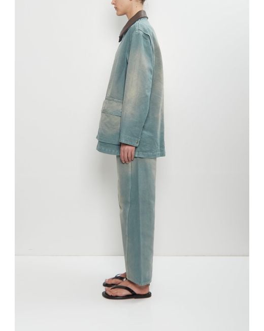 AURALEE ／ ORGANIC COTTON DUCK BLOUSON Auralee Organic Cotton Duck Blouson - Light Beige – Kith