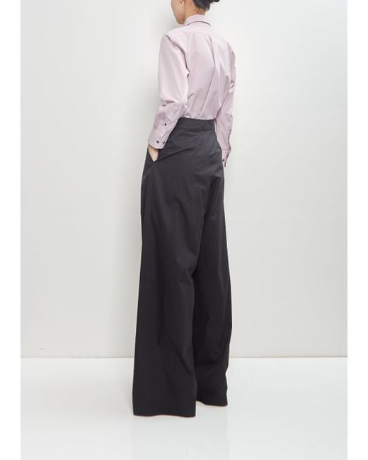 Dries Van Noten Black Cotton Pamplona Pants