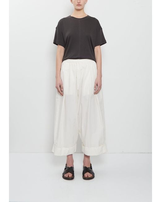 Toogood White The Baker Cotton Trouser