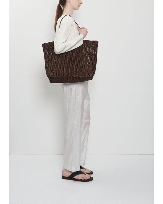 The Row Brown Barn Raffia Tote Raffia