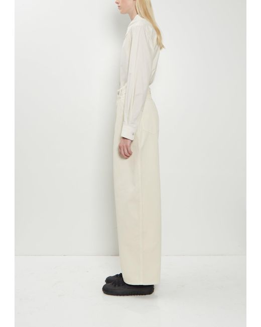 Lemaire Multicolor Cotton Denim Large Pants