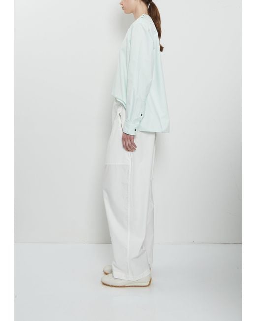 Sofie D'Hoore White Pack Side Zip Cotton Pant