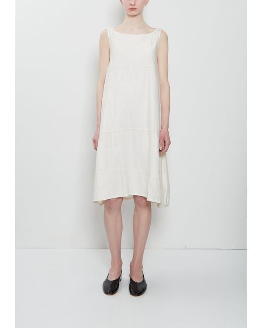 Dosa White Egyptian Silk Mckinney Dress