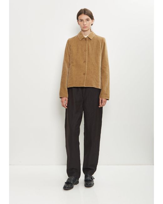 Casey Casey Black Pwet Cotton Velvet Jacket