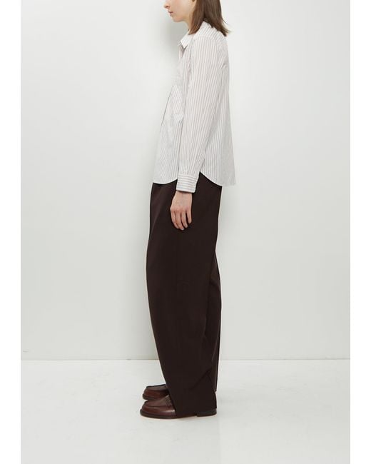 Margaret Howell White Simple Cotton Shirt