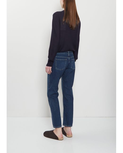 The Row Blue Riaco Cotton Jean