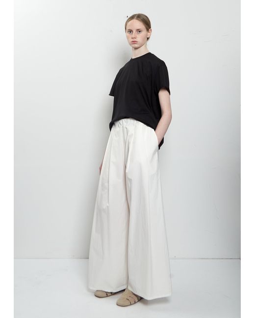 Labo.art White Dalla Clara Poplin Pant