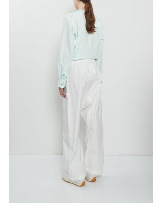 Sofie D'Hoore White Pack Side Zip Cotton Pant