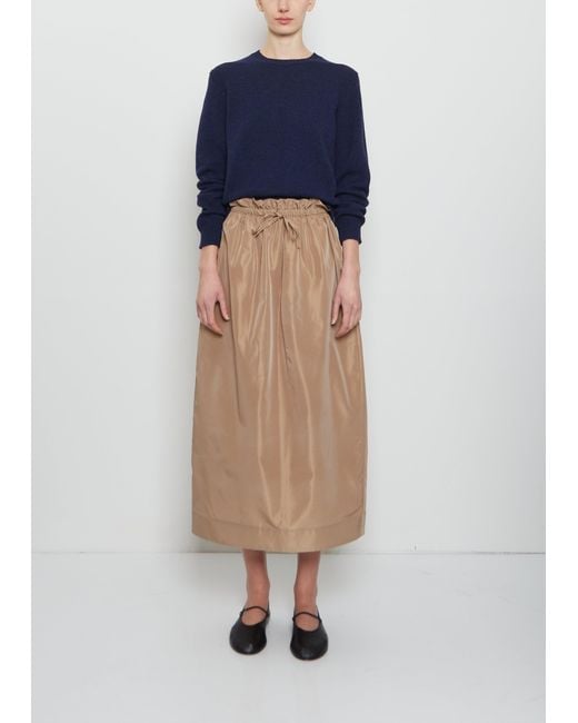 Simone Rocha Blue Gathered Waist Tulip Skirt