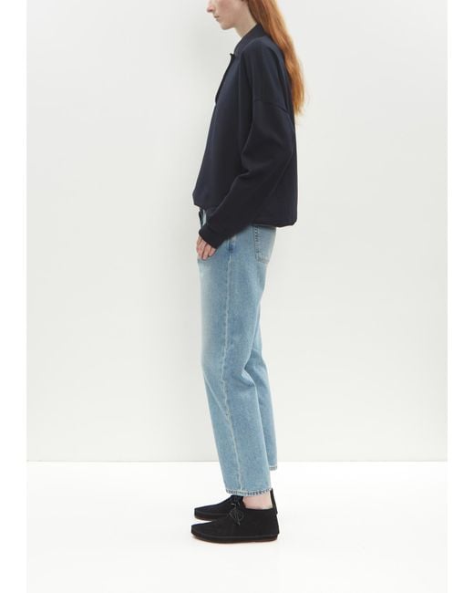 The Row Blue Riaco Cotton Denim Jean