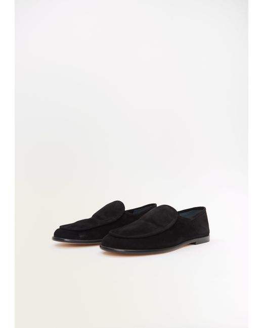 Dusan White Suede Leather Loafer