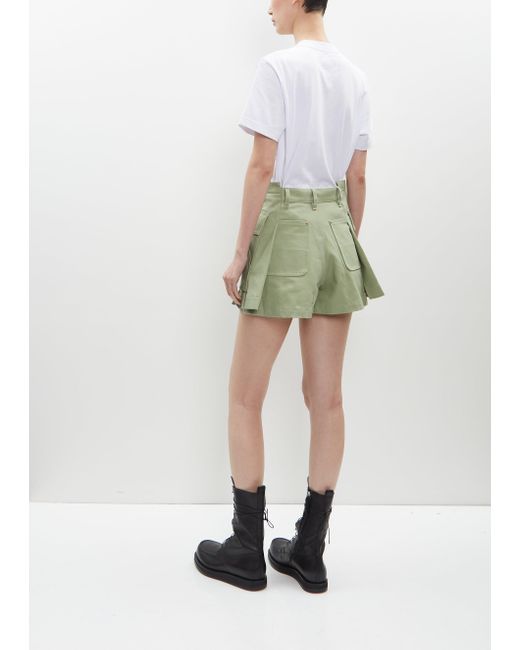 SACAI Carhartt WIP サカイ カーハート W Duck Skirt スカート Sacai x Carhartt 'WIP Duck' スカート | ブラウン | FARFETCH JP