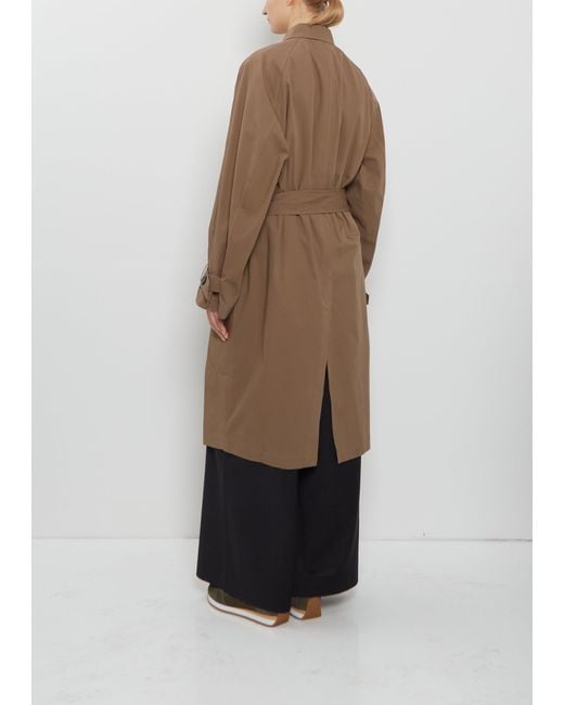 Totême  Natural Light Spring Organic Cotton Trench