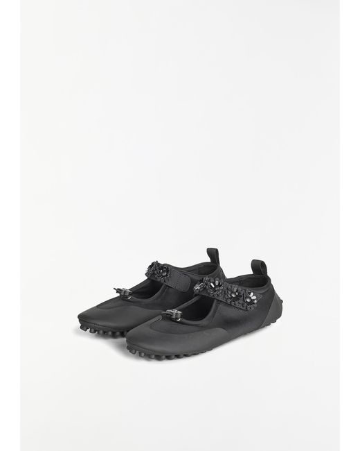 CECILIE BAHNSEN White Bess Neoprene Mary Jane