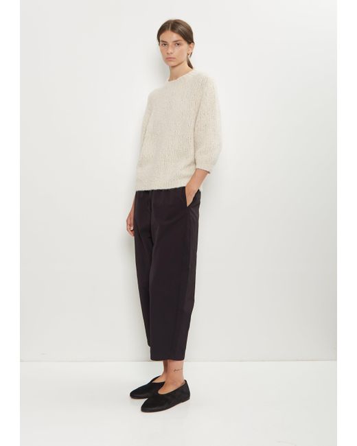 Wommelsdorff White Momo Cashmere Silk Sweater