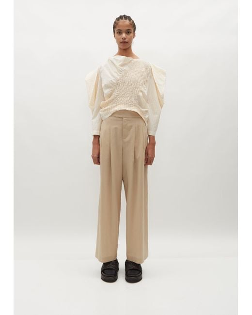 Issey Miyake Natural Contraction Blouse