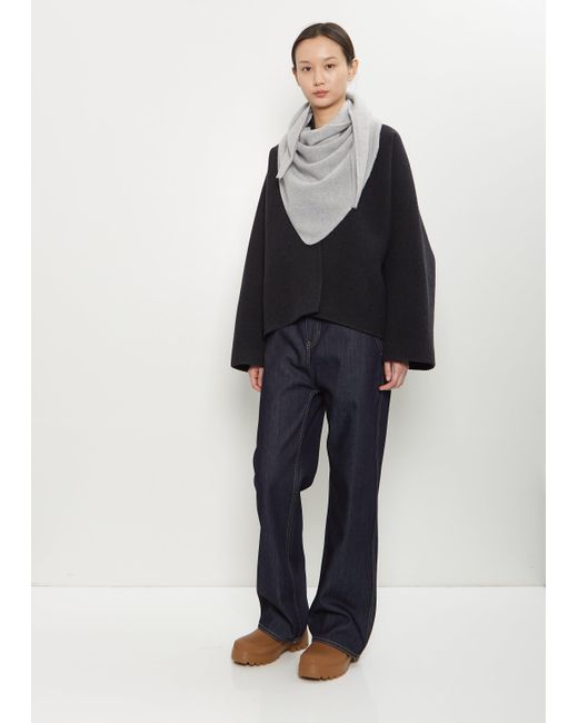 Sofie D'Hoore White Marc Triangle Scarf