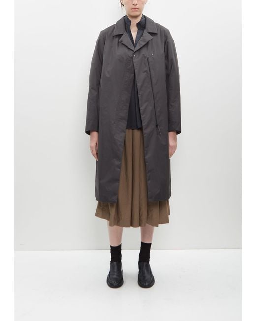 Veilance Gray Entasis Insulated Mac Coat