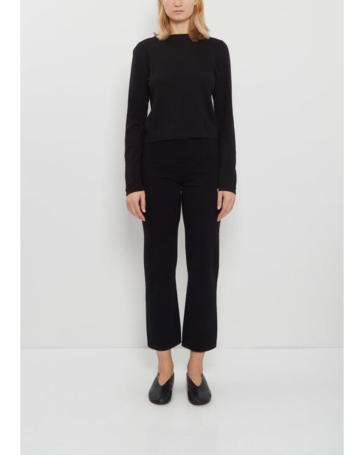 Extreme Cashmere Black N°461 Wander Stretch Cashmere Trouser