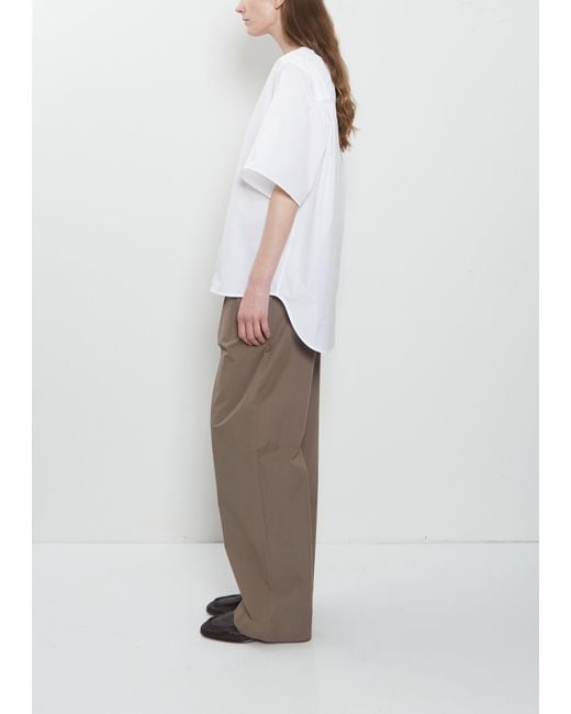 The Row White Hamza Cotton Top