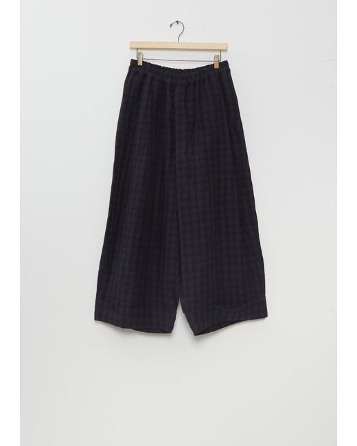 Toogood Men Blue The Baker Linen Check Trouser