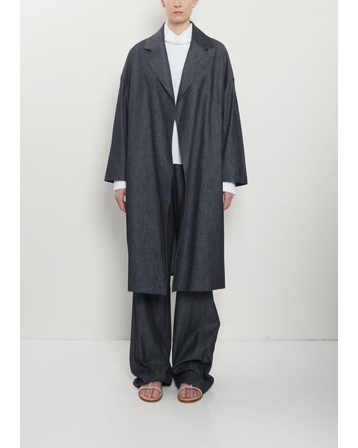 Dusan Blue Oversized Denim Coat