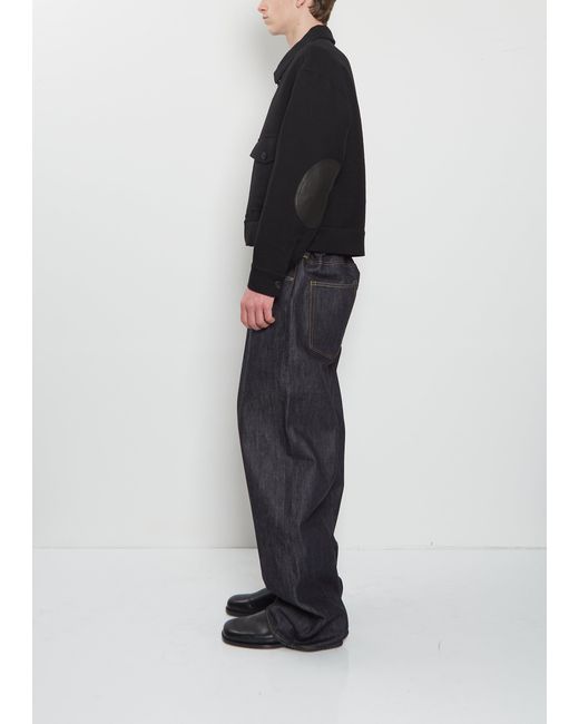 Visvim Men Black Langley Wool Linen Jacket