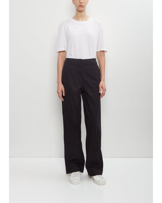 MHL by Margaret Howell White Cotton Naval Trouser