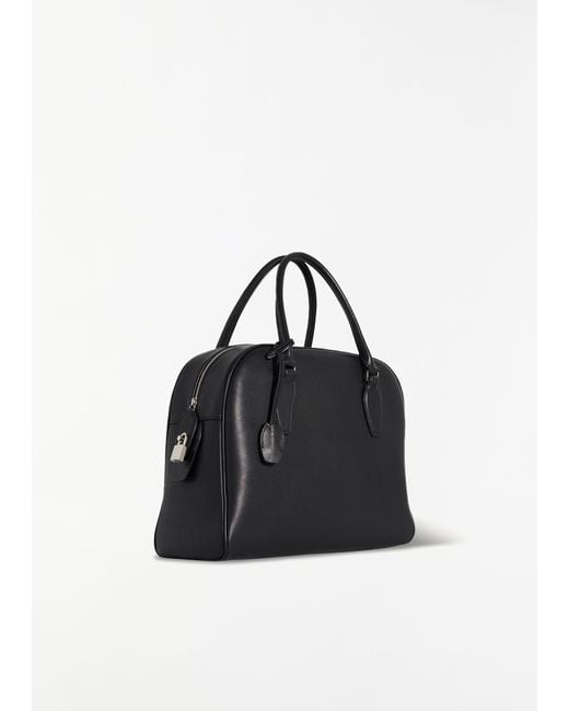 The Row Black India 12.00 - Saddle Leather