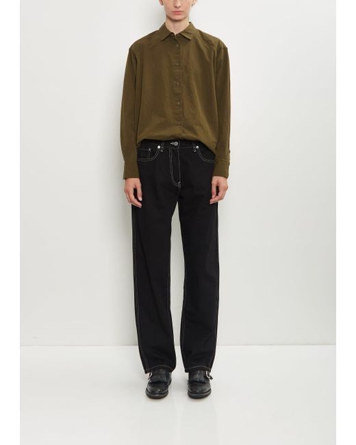 Casey Casey Black Paulo Cotton Denim Pant