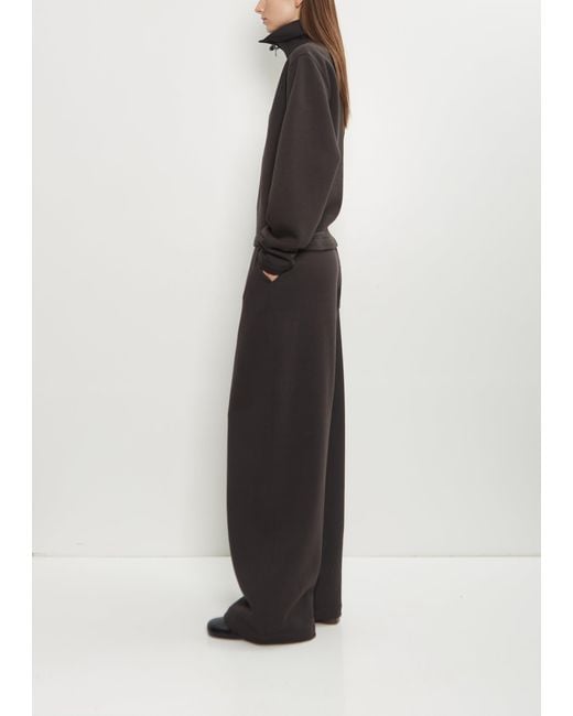 Lemaire Black Relaxed Large Pants