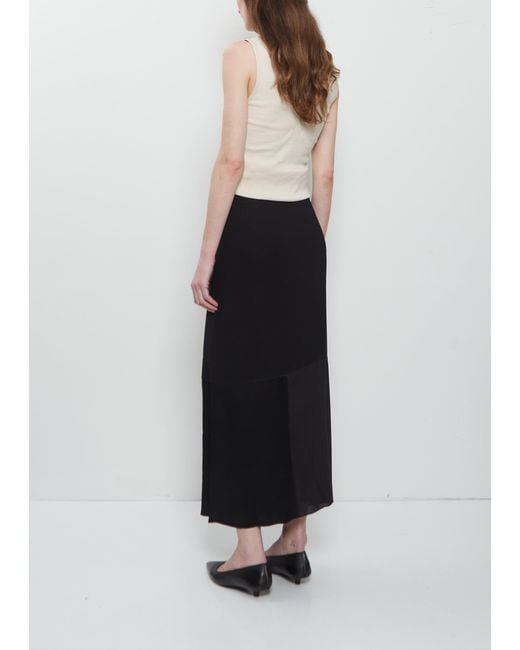 6397 Black Long Patchwork Skirt