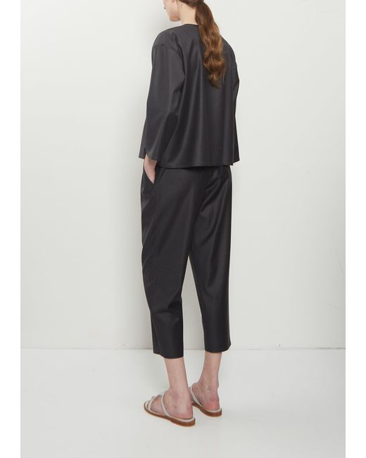 Dusan Black Wool Suit Pocket T-shirt