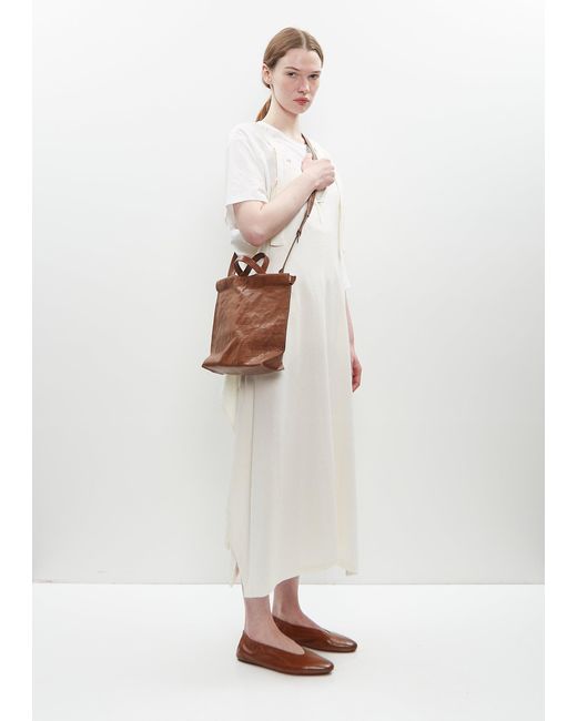 Bea Mombaers White Shopper Bag, Small