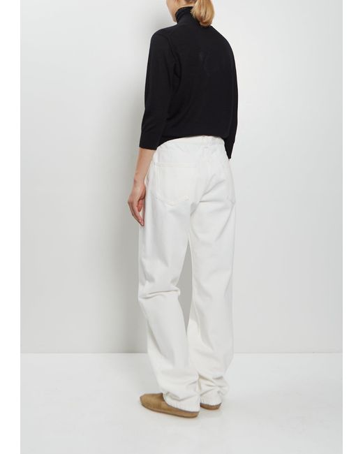 The Row White Burty Cotton Jean