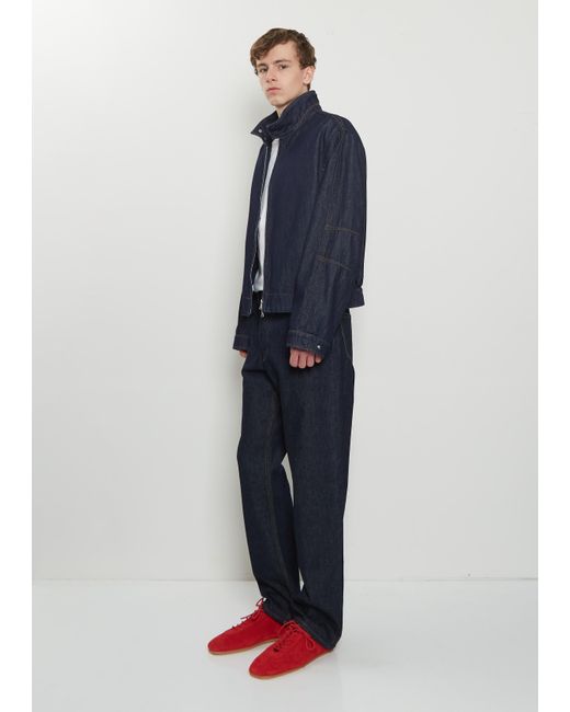 Dries Van Noten Blue Varington Denim Jacket