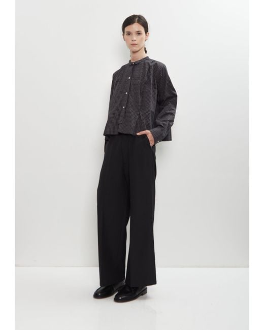 Camiel Fortgens Black Anorak Cotton Poplin Shirt